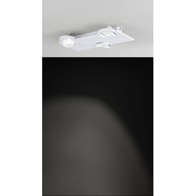 BREA Lampa sufitowa potrójna biała