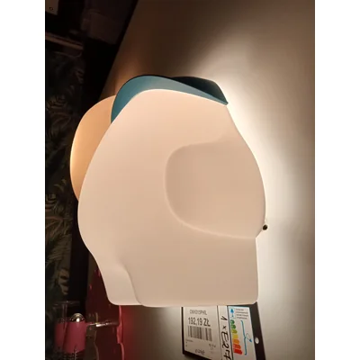 BUDDY Lampa ścienna niebieska