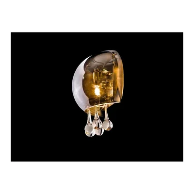 BURN WALL Lampa ścienna chrom