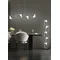 CAFU Lampa sufitowa 54,4x54,4cm czarna