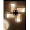 CAFU Lampa sufitowa 54,4x54,4cm czarna