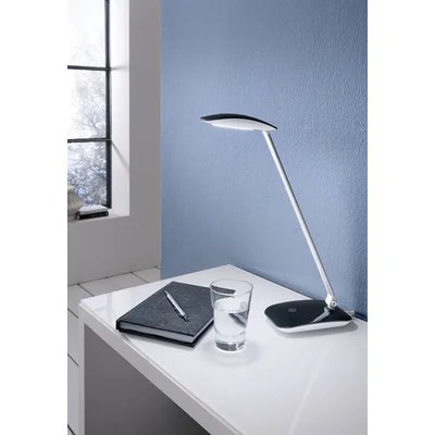 Cajero Lampa biurkowa srebrna
