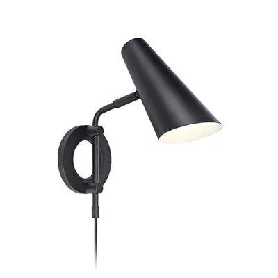 CAL Lampa ścienna czarna