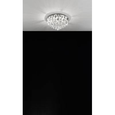 CALAONDA Lampa sufitowa 31 cm chrom