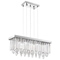 CALAONDA Lampa wisząca listwa 69 cm chrom