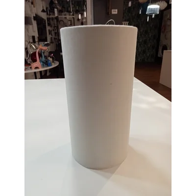 CAMELEON BARREL THIN S Abażur 12 cm aksamitny biały