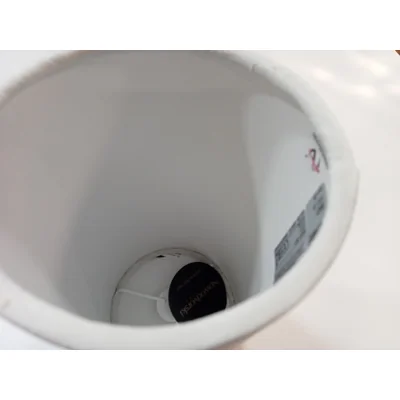 CAMELEON BARREL THIN S Abażur 12 cm aksamitny biały