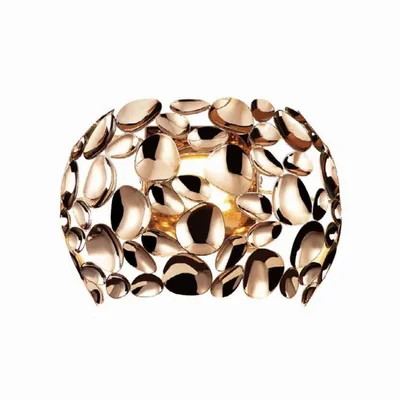 Carera Gold Parette  Lampa ścienna złota