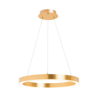 CARLO Lampa wisząca 40 cm złoty szczotkowany