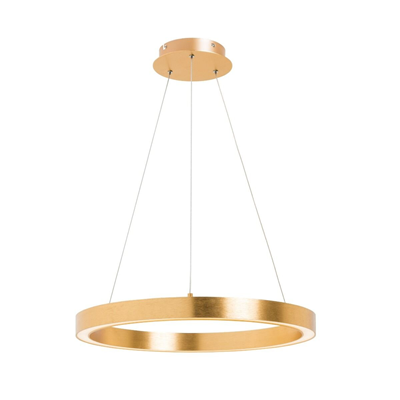 CARLO Lampa wisząca 50 cm złoty szczotkowany