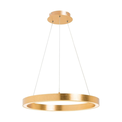 CARLO Lampa wisząca 60 cm złoty szczotkowany