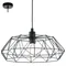Carlton 2 Lampa wisząca 45,5 cm czarna