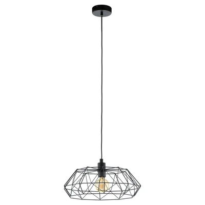 Carlton 2 Lampa wisząca 45,5 cm czarna