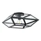 CASEFABRE Lampa sufitowa 45x45 cm czarna