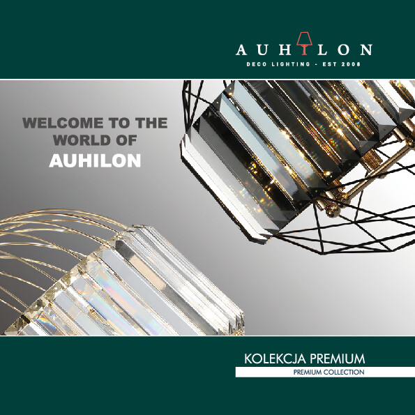 Katalog AUHILON - Kolekcja lamp premium 2021