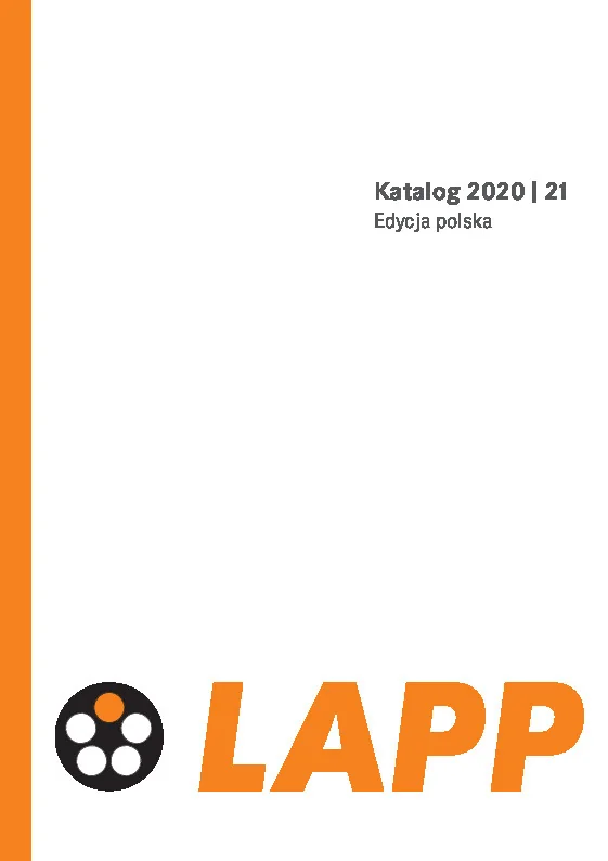Katalog LAPP KABEL - 2021 Katalog LAPP KABEL - 2021