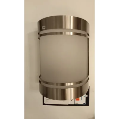 Cerno Lampa ścienna zewnętrzna stal nierdzewna