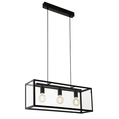 CHARTERHOUSE Lampa wisząca 73cm czarna