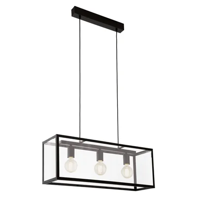 CHARTERHOUSE Lampa wisząca 73cm czarna