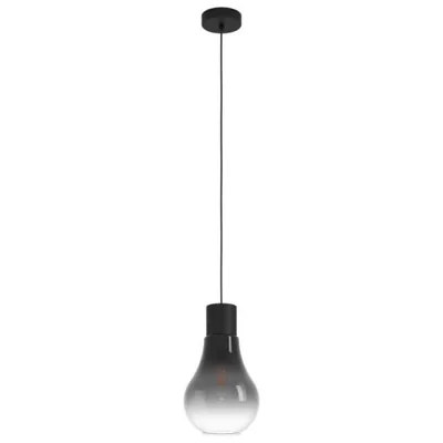 CHASELY Lampa wisząca 20cm 40W E27 IP20 czarna