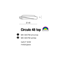 CIRCULO 48 Lampa sufitowa chrom