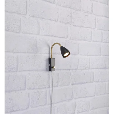 CIRO Lampa ścienna 20 cm czarno-złota