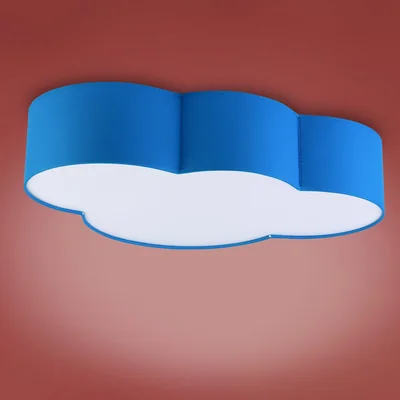 CLOUD Lampa sufitowa niebieska