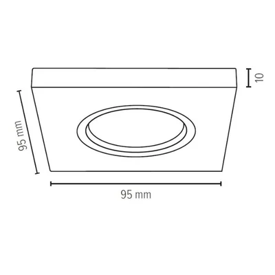 CONCRETEDREAM 1XGU10 LED 5W OCZKO BETON