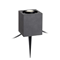 CUBE SPOT IP44 Lampa reflektor czarny