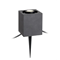 CUBE SPOT IP44 Lampa reflektor czarny