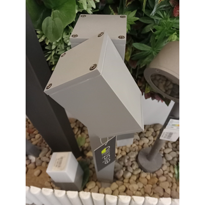 Cubic PATH LIGHT L-TYPE lampa podłogowa srebrnoszary GU10 max. 35W