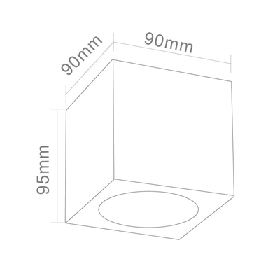 CUBO CLARO Lampa sufitowa 1xG9 max.8W LED 230V chrom