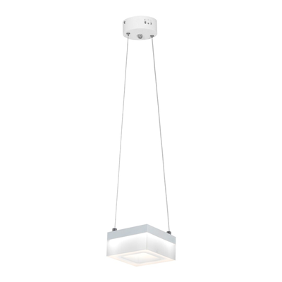 CUBO Lampa wisząca 12 cm biała