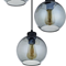 CUBUS GRAPHITE Lampa wisząca potrójna grafitowa