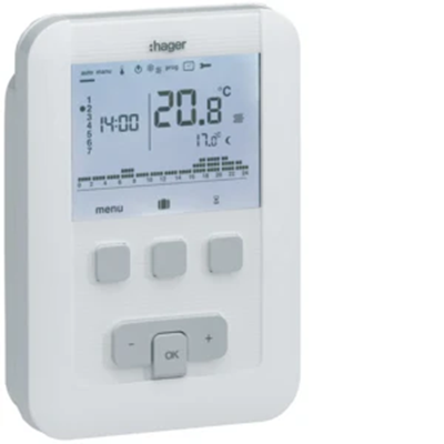 Cyfrowy termostat zegarowy o cyklu tygodniowym, 5A, 230 V