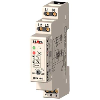 Czujnik kolejności faz 230/400V AC typ CKM-01