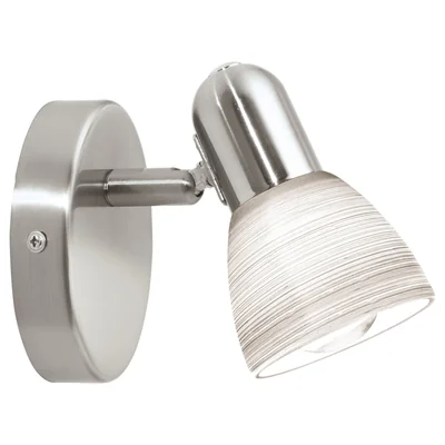 DAKAR 1 Lampa ścienna nikiel satynowy