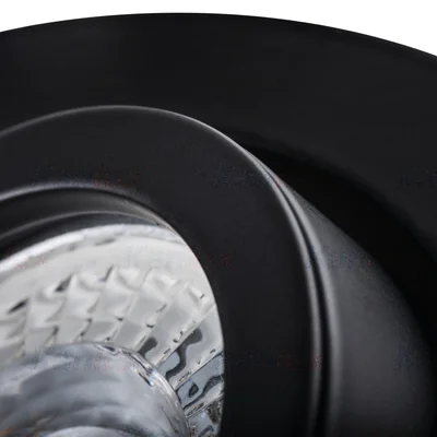 Dalla Lampa wpuszczana 8,2cm 10W GU10 IP20 czarna