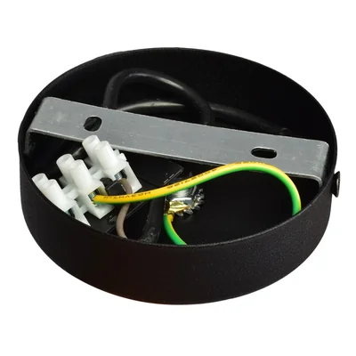 DANI Lampa wisząca pojedyncza czarna/chrom