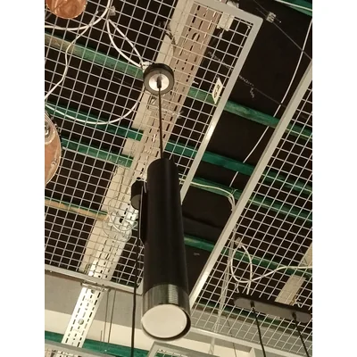 DANI Lampa wisząca pojedyncza czarna/chrom