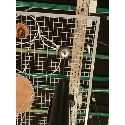 DANI Lampa wisząca pojedyncza czarna/chrom