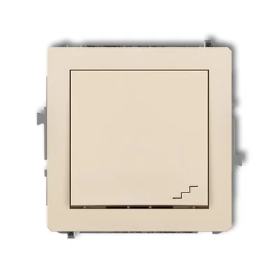 DECO Mechanizm łącznika schodowego beżowy