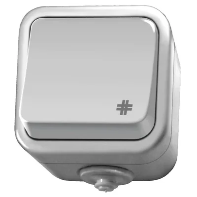 DELFINA Łącznik krzyżowy biały