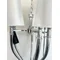 DIABLO Lampa wisząca E14 IP20 srebrna z białymi abażurami