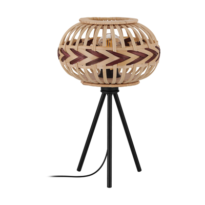 DONDARRION Lampa stołowa naturalne drewno