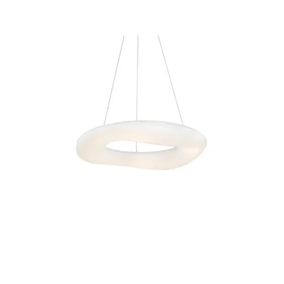 DONUT PENDANT CCT 60 Lampa wisząca biała