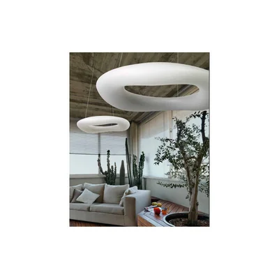 DONUT PENDANT CCT 60 Lampa wisząca biała