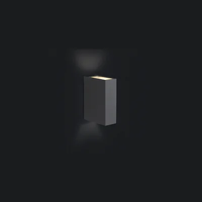 DRAS LED II IP54 Lampa ścienna grafitowa
