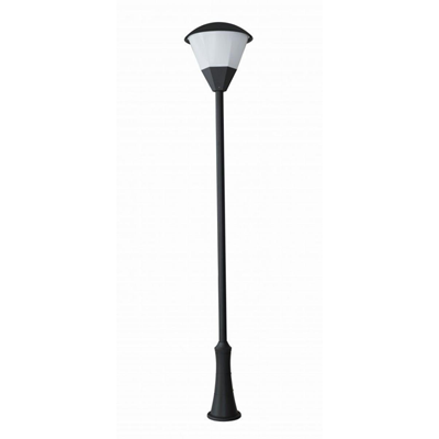 Eco Lampa uliczna 300 cm czarna