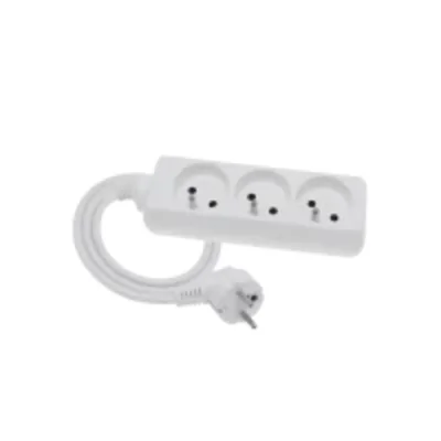 ECONOMIC Przedłużacz 3 gniazda z/u 1,5m H05VV-F 3x1 biały